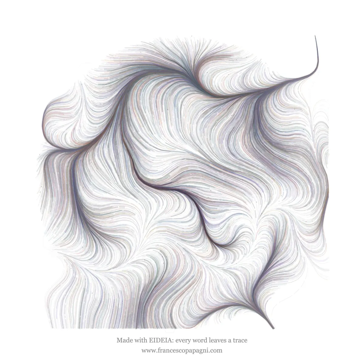 Clarice Lispector: Água Viva, literary prose visualized by EIDEIA