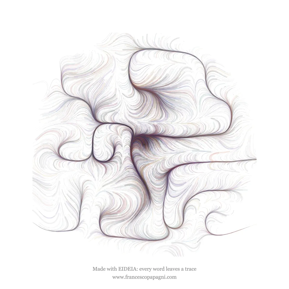 Samuel Beckett: The Unnamable, literary prose visualized by EIDEIA